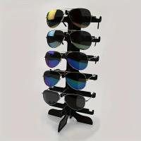 ราคา TEMU ชั้นวางโชว์แว่นตาสีดำ ออกแบบมาเพื่อจัดเก็บแว่นตาตั้งโต๊ะและแว่นตาสำหรับใช้งานในตู้เสื้อผ้า ห้องนอน ห้องแต่งหน้า และโชว์ในร้านค้าปลีก (17592351492382)