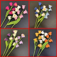 ราคา TEMU ช่อดอกไม้ประดิษฐ์ถักโครเชต์ลิลลี่ออฟเดอะวัลเลย์แบบแฮนด์เมด - เหมาะสำหรับตกแต่งบ้าน & ของขวัญวันหยุด (17592363412507)