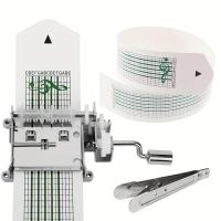 ราคา TEMU ชุดกล่องดนตรี DIY พร้อมเทปแม่เหล็ก 15 โน้ต, กลไกหมุนด้วยมือ, เครื่องมือเจาะ และเทปเปล่า 20 ชิ้น เหมาะสำหรับสร้างเพลงของขวัญส่วนตัว (17592397570969)