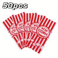 ราคา TEMU ถุงป๊อปคอร์นพลาสติก ชุด 50, 100 หรือ 200 ชิ้น – กล่องลายทางสำหรับใส่ขนมและอาหารจานเล็ก เหมาะสำหรับงานราตรีหนัง, , งานแต่งงาน และงานรื่นเริง, เหมาะสำหรับใส่เฟรนช์ฟรายด้วย (17592430380917)