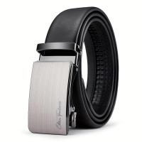 ราคา TEMU เข็มขัดหนังวัวชั้นสองสำหรับผู้ชาย แบบรัดเข็มขัด สีดำ เหมาะสำหรับสูท ยีนส์ ใช้ได้ทุกโอกาส ทั้งชุดทางการและกางเกง (17592437453743)