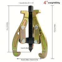 ราคา TEMU เครื่องถอดลูกปืนสามขากรรไกรชิ้นเดียว, เครื่องถอดลูกปืนขนาดเล็กอเนกประสงค์สีสันสดใส, เครื่องมือถอดประกอบพร้อมเครื่องถอดลูกปืนสองขากรรไกรและเครื่องถอดล้อ (17592232421118)