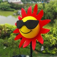 ราคา TEMU 1 ชิ้น หัวเสาอากาศรถยนต์ - ลูกบอลตกแต่งภายนอกรถยนต์, แสงแดด (17592237513647)