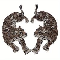 ราคา TEMU 2 ชิ้น ผ้าปักลายเสือดาวขนาดใหญ่ สำหรับติดเสื้อผ้า, รองเท้า, หมวก, กระเป๋า (17592256606637)