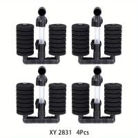 ราคา TEMU ชุดไส้กรองชีวภาพแบบสปองจ์คู่ 4 ชิ้น, ไส้กรองชีวภาพสปองจ์นาโนสำหรับตู้ปลา, ไส้กรองทำความสะอาดแบบเงียบ, ไส้กรองลมขนาดเล็กเหมาะสำหรับปลาฟราย, , กุ้ง และตู้ปลานาโน, ไม่มีแบตเตอรี่ (17592375590999)