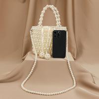 ราคา TEMU กระเป๋าสะพายข้าง/กระเป๋าถือผู้หญิงสไตล์วินเทจทันสมัย ทอแฮนด์เมดใหม่ล่าสุด, ใส่ได้หลากหลายโอกาส, เหมาะสำหรับฤดูร้อน, มีไข่มุกและซับใน, ใช้ได้ทั้งสะพายข้างและเป็นกระเป๋าถือ (17592383729995)