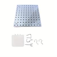 ราคา TEMU แผ่นบอร์ดติดไม้เลื้อยพลาสติก ขนาด 25 ซม. x 25 ซม. (1 นิ้ว) เหมาะสำหรับติดผนังหรือสอดตะปู ใช้เป็นชั้นวางของในห้องน้ำ โรงรถ ห้องครัว หอพัก ห้องเก็บของได้ (17592410106923)