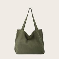 ราคา TEMU กระเป๋าใส่ของสีพื้นความจุขนาดใหญ่, ถุงช้อปปิ้ง, กระเป๋าโท้ท (17592188806360)