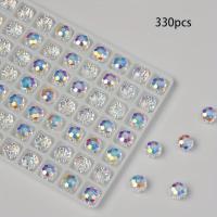 ราคา TEMU ลูกปัดคริสตัลแบบหลวมมีรู 330 ชิ้น, สร้อยข้อมือคริสตัลแฮนด์เมดถักจากลูกปัดคริสตัลแบนออสเตรียขนาด 8 มม. (17592228543471)