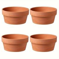 ราคา TEMU 4 ชิ้น กระถางดินเผา Terracotta ขนาด 4.5"x2.3" กระถางดอกไม้ กระถางดินเผา พร้อมรูระบายน้ำ สำหรับปลูกกระบองเพชร และพืชอวบน้ำ - เหมาะสำหรับพืช งานฝีมือ (17592296908960)