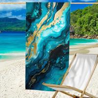 ราคา TEMU ผ้าเช็ดตัวชายหาดลายหินอ่อนสีน้ำเงินเข้มอัลตร้า-นุ่ม, น้ำหนักเบา, แห้งเร็ว & ซับน้ำได้ดีเยี่ยม, เหมาะสำหรับกีฬา & กิจกรรมกลางแจ้ง, ผ้าเช็ดตัวชายหาด (17592307043806)