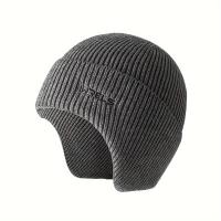 ราคา TEMU หมวกไหมพรมถักสำหรับฤดูหนาว 1 ชิ้น สำหรับผู้ชายและผู้หญิง, หมวกหนานุ่มอบอุ่นสีพื้นเรียบหรูสำหรับกิจกรรมกลางแจ้ง พร้อมป้องกันหู เหมาะสำหรับปั่นจักรยานในอากาศหนาว (17592313566873)