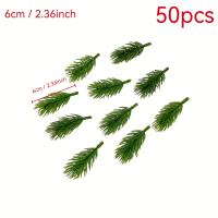 ราคา TEMU 50/55 ชิ้น เข็มสนคริสต์มาส, ต้นไม้ประดิษฐ์, ดอกไม้ประดิษฐ์, เข็มสนพลาสติก, พืชน้ำ, กิ่งตัด, ของตกแต่งจัดดอกไม้, วัสดุ DIY (17592239942965)