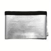 ราคา TEMU ปลอกกันความร้อนอะลูมิเนียม ป้องกันสายเชื้อเพลิงและสายไฟ สีเงิน ทนความร้อนสูงและทนต่อการเสื่อมสภาพ (17592254150640)