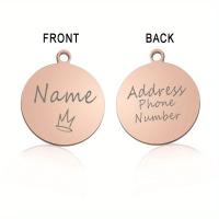 ราคา TEMU ป้ายชื่อสัตว์เลี้ยงส่วนบุคคลสำหรับสุนัข ป้ายเหล็กเงาสำหรับสลัก ชาร์มปลอกคอแมว อุปกรณ์ตกแต่ง (17592204218060)