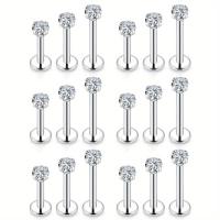 ราคา TEMU ชุดแหวนปากสแตนเลสสตีล 18 ชิ้น ขนาด 16G เครื่องประดับแหวนปาก ตะปูเล็บ กระดูกอ่อน ตราบัส เกลียวหู ตุ้มหูแบบหมุด เครื่องประดับเจาะเมดูซ่า สำหรับผู้หญิงและผู้ชาย ขนาด 6mm 8mm 10mm (17592301616728)