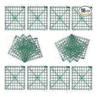 ราคา TEMU แผ่นตาข่ายดอกไม้ประดิษฐ์, กรอบผนังดอกไม้, ฉากหลังซุ้มดอกไม้, โครงรั้วพลาสติก, ตาข่ายดอกไม้, ฐานต้นไม้ดอกไม้ประดิษฐ์, 16 ชิ้น, 25 ซม. / 9.84 นิ้ว (17592246826728)