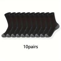 ราคา TEMU ถุงเท้ายาวผู้ชาย 10/30 คู่ ถุงเท้าครู ฤดูใบไม้ร่วง-ฤดูหนาว ถุงเท้ายาวท่อ (17592335739863)