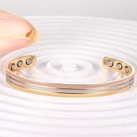 ราคา TEMU 1 ชิ้น กำไลข้อมือแม่เหล็กทองแดงบริสุทธิ์สำหรับผู้ชายและผู้หญิง, พร้อมแม่เหล็ก 6 ชิ้น 3500 กาวส์ ปรับขนาดได้ ของขวัญเครื่องประดับสำหรับคนที่คุณรัก (17592346584321)