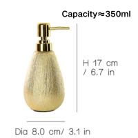 ราคา TEMU ขวดสบู่เซรามิกคุณภาพสูง สำหรับโรงแรมและที่พัก ขวดว่างสำหรับแชมพูและเจลอาบน้ำ ขวดปั๊มสำหรับห้องน้ำ (17592348333607)