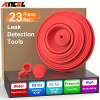 ราคา TEMU ANCEL 23 ชิ้น ชุดปลั๊กหัวแดงสำหรับการทดสอบการรั่วของควันและเปิดท่อรถยนต์ต่างๆ ที่เหมาะกับ S100, , , , , เครื่องทำควันรถยนต์ (17592358597288)