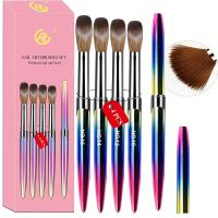 ราคา TEMU ชุดแปรงทาเล็บอะคริลิค 4 ชิ้น/กล่อง ประกอบด้วย แปรงทาสีอะคริลิค, แปรงเจล Poly Extended และปากกาแกะสลักสำหรับยาทาเล็บ ออกแบบมาสำหรับงานเล็บศิลปะในบ้านและร้านเสริมสวยสำหรับผู้หญิง (17592360539615)