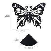 ราคา TEMU 1 ชิ้น ชั้นวางของมุมไม้ลายผีเสื้อแบบตัดขอบสร้างสรรค์ | แขวนผนัง, ขอบทาสี, เหมาะสำหรับห้องหลากหลายประเภท (17592383010545)
