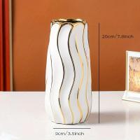 ราคา TEMU แจกันเซรามิกที่ทันสมัยและเรียบง่าย 1 ชิ้นสำหรับการจัดดอกไม้เหมาะสำหรับโต๊ะรับประทานอาหารทางเข้าตู้วางทีวีและตกแต่งห้องนั่งเล่น (17592383539099)