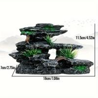 ราคา TEMU 1 ชิ้น ทิวทัศน์ภูเขาในตู้ปลา, ต้นไม้หนวดปะการัง ถ้ำ ตู้ปลา หิน ตกแต่งภูมิทัศน์ ตู้ปลา พร้อมต้นไม้ขนาดเล็ก 023 (17592394730413)