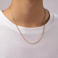 ราคา TEMU สร้อยคอผู้ชายสไตล์มินิมอล ชุบทอง 18K สีสันสดใส ทำจากสแตนเลส เหมาะเป็นของขวัญเครื่องประดับที่มีลุคทันสมัย (17592425080854)