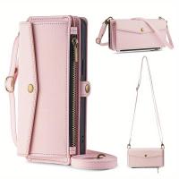 ราคา TEMU เคสโทรศัพท์ - เคสกระเป๋าสตางค์หนังเทียม สำหรับ Samsung Galaxy S20, S21, S22, S23, S24 และ S24 Ultra โทรศัพท์แบบพับ พร้อมเคสสำหรับรุ่น Plus และ FE 5G (17592437470766)