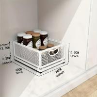 ราคา TEMU ตู้เก็บของแบบดึงออกขนาดใหญ่ - ทนทาน, หลากหลายฟังก์ชัน, ชั้นวางของสำหรับห้องครัว & ห้องน้ำ, กล่องเก็บของ, อุปกรณ์ครัว, ตะกร้าชั้นวาง (17592450388848)