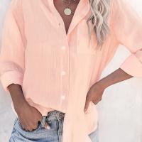 ราคา TEMU เสื้อเชิ้ตทำงานผู้หญิงอเนกประสงค์ เสื้อเบลาส์แขนยาวลำลองใหม่สำหรับฤดูใบไม้ร่วงและฤดูหนาว (17592450971317)