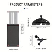 ราคา TEMU ที่วางแท็บเล็ตและโทรศัพท์มือถือเข้ากับช่องใส่ซีดีรถยนต์ ปรับความหนาได้ ติดตั้งในช่องใส่ซีดี เข้ากันได้กับแท็บเล็ตและโทรศัพท์ขนาด 4.7-12 นิ้ว (17592454509685)