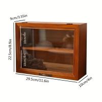 ราคา TEMU ชั้นวางของไม้เนื้อแข็งสไตล์วินเทจ - ชั้นวางน้ำหอมและแก้วกันฝุ่นสำหรับตกแต่งบ้าน (17592456894629)