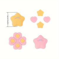 ราคา TEMU ฝาครอบนิ้วโป้งซิลิโคนสำหรับ Nintendo Switch/OLED - ป้องกันการลื่น, ฝาครอบจอยสติ๊กทนทานพร้อมสติกเกอร์ปุ่มกากบาท - ชุดของขวัญที่สมบูรณ์แบบ (17592458410960)