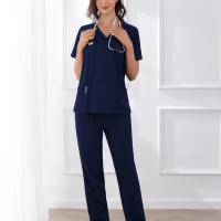 ราคา TEMU ชุดกีฬาสำหรับผู้หญิงที่ระบายอากาศได้ ล้างแล้ว มีกระเป๋า คอวี (17592466732473)