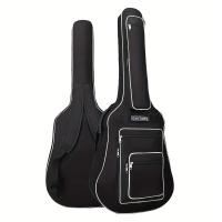 ราคา TEMU กระเป๋ากีตาร์ 7 ช่อง พร้อมหูจับหนัก 10 มม. สายปรับได้ สำหรับกีตาร์ฟอล์ก อะคูสติก คลาสสิค และไฟฟ้า กระเป๋าเก็บกีตาร์โอ๊็กซ์ฟอร์ด 600D (17592468106786)