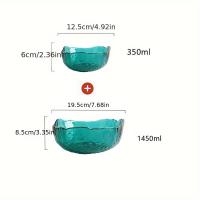 ราคา TEMU ชามแก้วขอบทองหรูหรา ชุดชามผักสลัด 2 ชิ้น ชามผลไม้แห้ง ชามของว่าง ชามขนม ชามของหวาน ชุดจานเสิร์ฟสลัดและของว่าง ชุดของหวานและเครื่องตั้งโต๊ะ ชามเหมาะสำหรับใช้ในบ้านและร้านอาหาร (17592473589051)