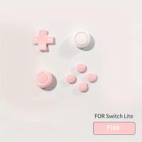 ราคา TEMU สติกเกอร์ปุ่มทิศทาง ปุ่ม ABXY ฝาครอบจอยสติ๊ก สำหรับ Switch Lite NS Lite Joy-con สีเบจอ่อน (17592479203994)