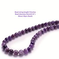 ราคา TEMU 91/61/46/32 ชิ้น ลูกปัดอะเมทิสต์กลมแบบหัวใจ - ขนาด 4/6/8/10/12 มม. สำหรับทำเครื่องประดับ DIY สร้อยข้อมือและสร้อยคอ - หินสีม่วงสวยสดใส ของขวัญเหมาะสำหรับนักคราฟต์ (17592490637827)