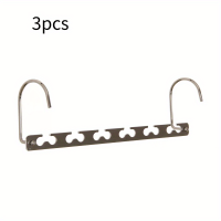 ราคา TEMU ไม้แขวนเสื้อสแตนเลสขัดเงาคุณภาพสูง 3 ชิ้น | ประหยัดพื้นที่, มัลติฟังก์ชั่น, พับได้, และปรับได้ อุปกรณ์จัดระเบียบตู้เสื้อผ้าเพื่อเพิ่มพื้นที่จัดเก็บในตู้เสื้อผ้า (17592494051830)