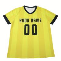 ราคา TEMU เสื้อฟุตบอลคอวีแบบปรับแต่งได้ - ระบายอากาศได้ดี, สวมใส่สบายพร้อมชื่อและหมายเลขส่วนตัวสำหรับงานปาร์ตี้, กิจกรรมฤดูร้อน & กีฬา (17592499175639)