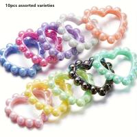 ราคา TEMU 10ชิ้น ลูกปัด สำหรับปากกา, ลูกปัดอะคริลิค 3D หัวใจโปร่ง สำหรับทำปากกาแบบลูกปัด พวงกุญแจ DIY อุปกรณ์ทำเครื่องประดับสำหรับครู (17592499582836)