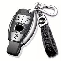 ราคา TEMU กระเป๋าคีย์ TPU สำหรับ Merdes-Benz GLA GLK GLC CLS CLA AMG W204 W205 W212 ป้องกันกุญแจรถ พร้อมพวงกุญแจ (17592500291959)