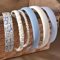 ราคา TEMU ผ้าคาดผมลายดอกไม้สไตล์ฮ่องกงวินเทจ เวอร์ชั่นเกาหลี น่ารักและใช้งานได้หลากหลาย สำหรับผู้หญิงหน้ากลม ชุด 6 ชิ้น (17592503855135)