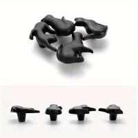 ราคา TEMU ชุดมือจับเหล็กหล่อสีดำตกแต่ง 4 ชิ้น สำหรับตู้และลิ้นชัก ลายแมว (17592512548485)