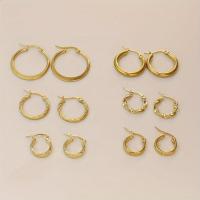 ราคา TEMU ชุดต่างหูห่วงสแตนเลสชุบทอง 18K 6 คู่ สไตล์เรียบง่ายและทันสมัย ลวดลายหลากหลาย ตัวเลือกที่ยอดเยี่ยมสำหรับของขวัญวันหยุด (17592516582789)