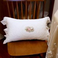 ราคา TEMU ปลอกหมอนลูกไม้สไตล์ฝรั่งเศสสีขาวชิ้นเดียว ขอบระบายสไตล์อินสตาแกรม สำหรับห้องเจ้าหญิงน่ารัก ปลอกหมอนโซฟาเตียง (17592519998020)