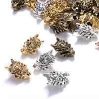 ราคา TEMU ลูกปัดโลหะหัวมังกรอัลลอย 10 ชิ้น | ลูกปัดขอบสีเงินทอง สำหรับทำเครื่องประดับ สร้อยคอ สร้อยข้อมือ - โลหะผสมสังกะสี, แบรนด์ PIPITREE (17592224211818)